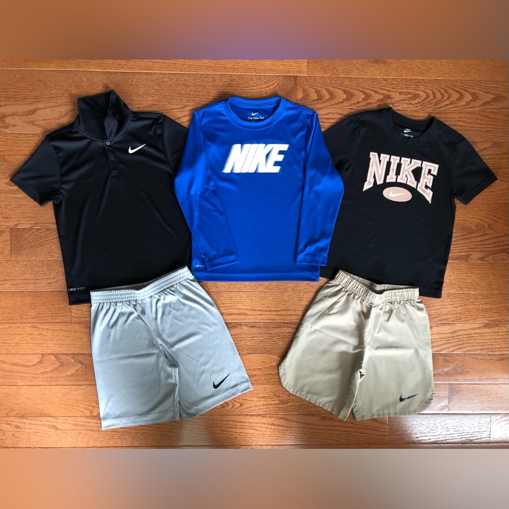 Little Boys size 7 Nike Lot